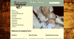 Desktop Screenshot of integrityfarm.com